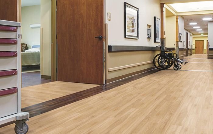 LVT flooring for hospitals